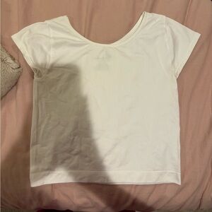 Free people intimately seamless cropped tee